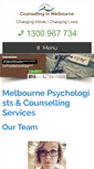 Mobile Screenshot of counsellinginmelbourne.com.au