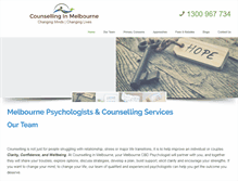Tablet Screenshot of counsellinginmelbourne.com.au